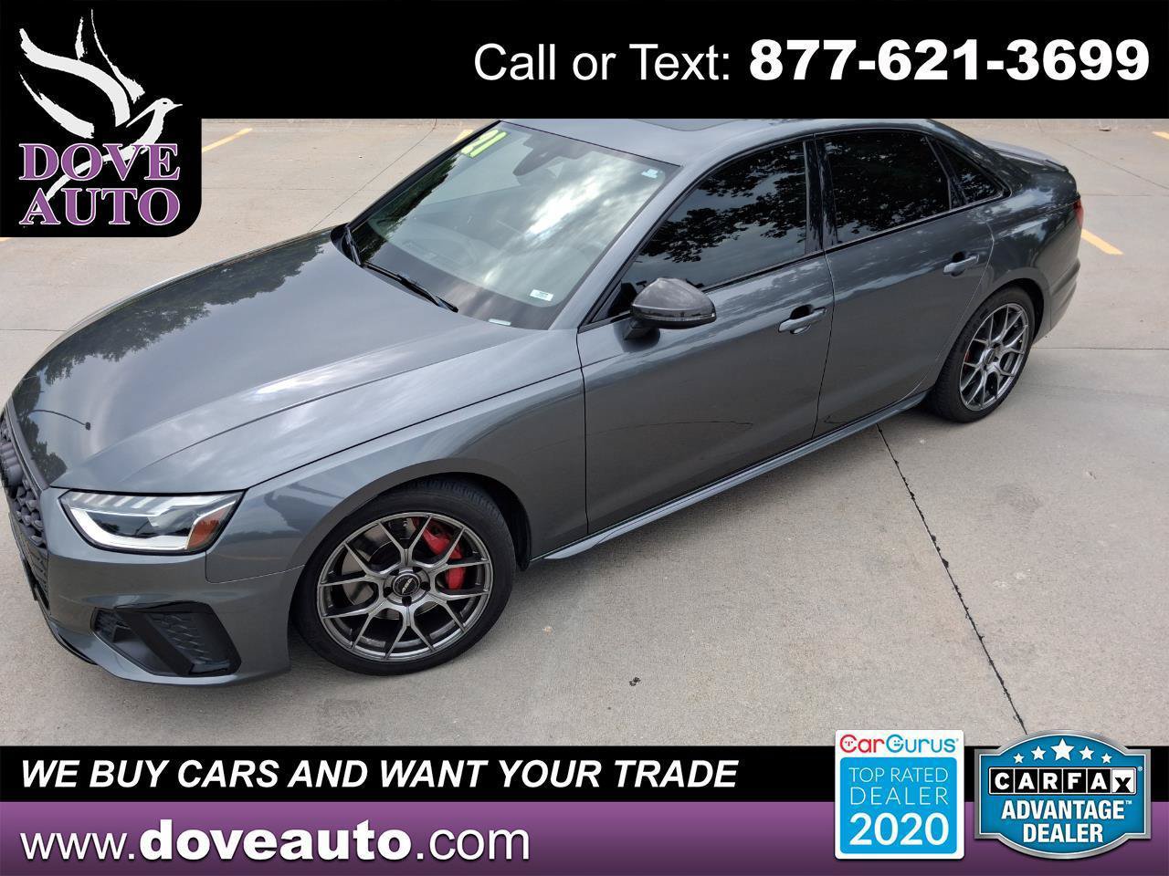 Used 2021 Audi S4 Premium Plus w/ Premium Plus Package AWD/4WD video 1