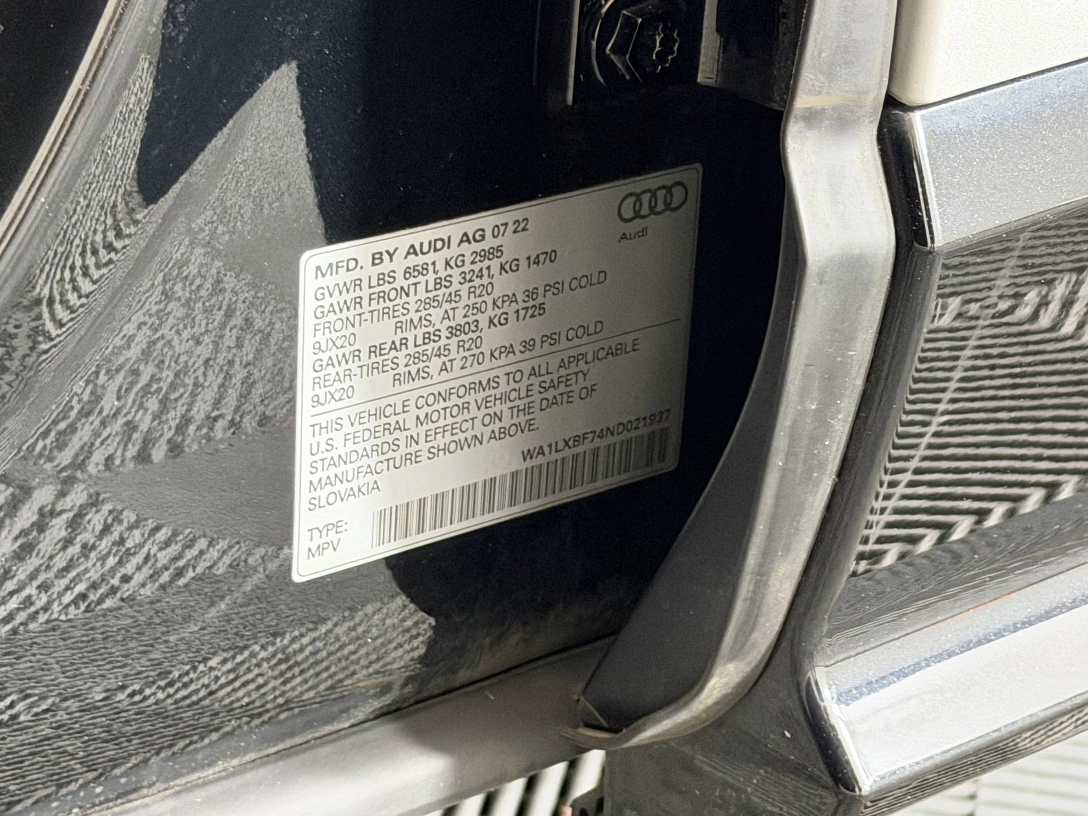 Certified 2022 Audi Q7 3.0T Premium Plus w/ Premium Plus Package AWD/4WD image 21