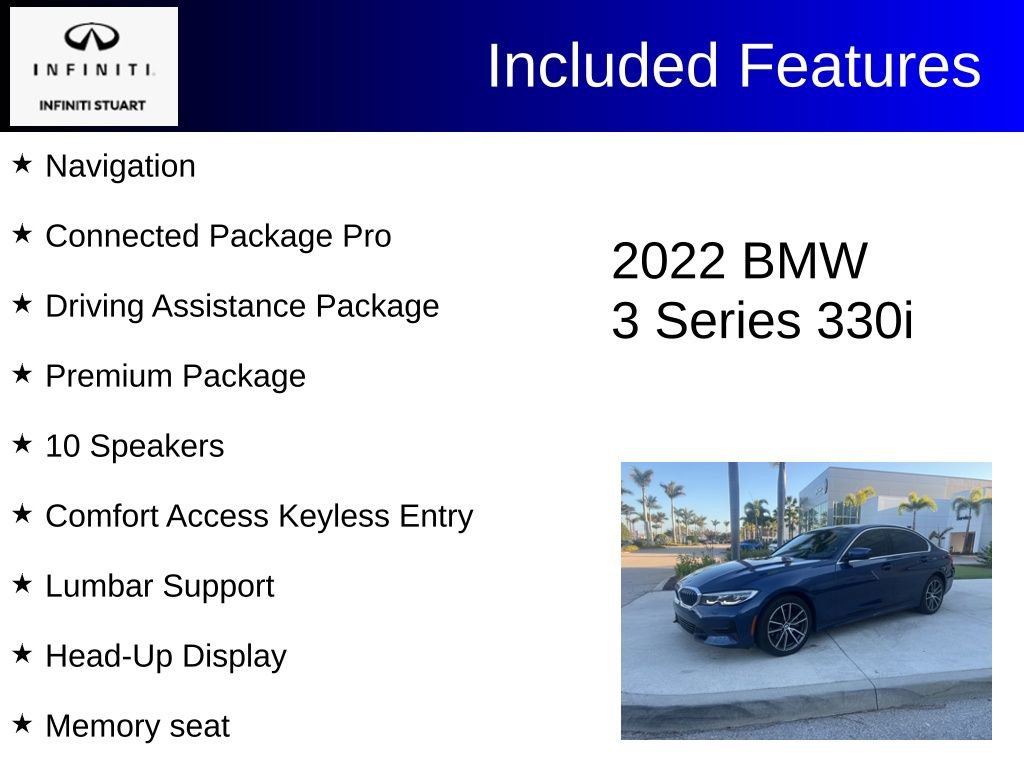 Used 2022 BMW 330i Sedan w/ Premium Package image 2