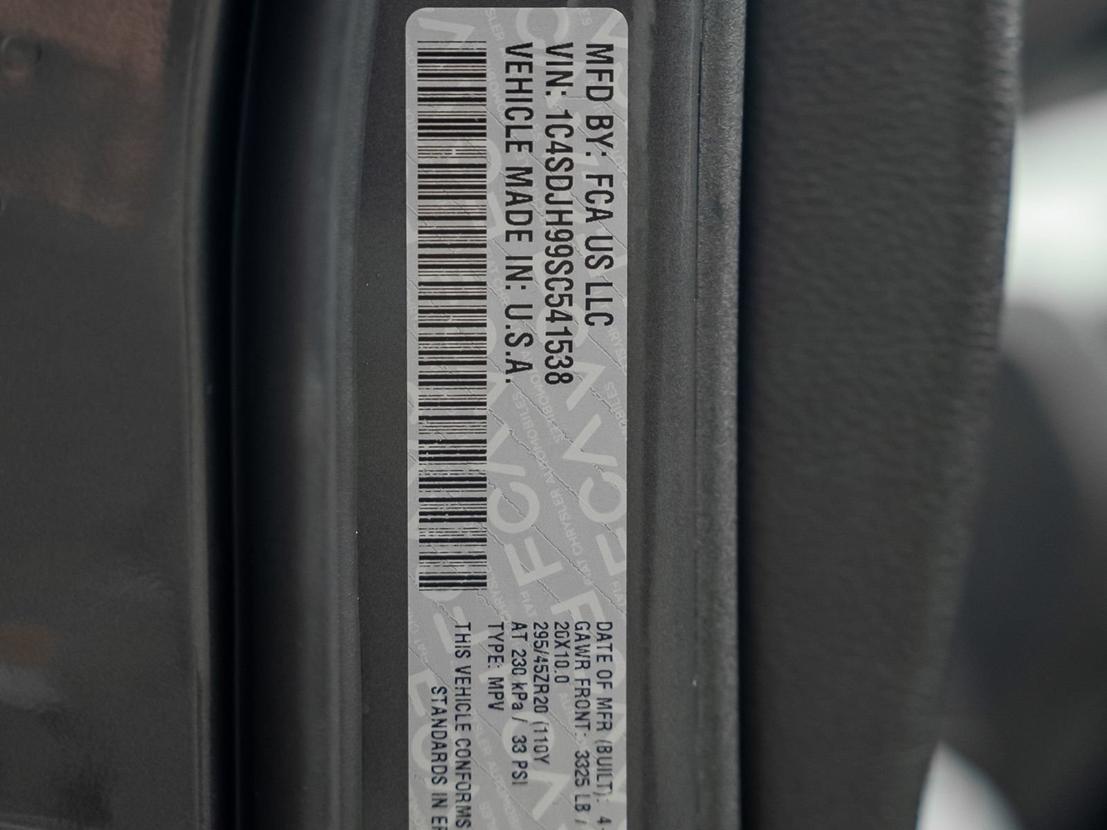 Used 2025 Dodge Durango SRT Hellcat w/ Black Package AWD/4WD image 67