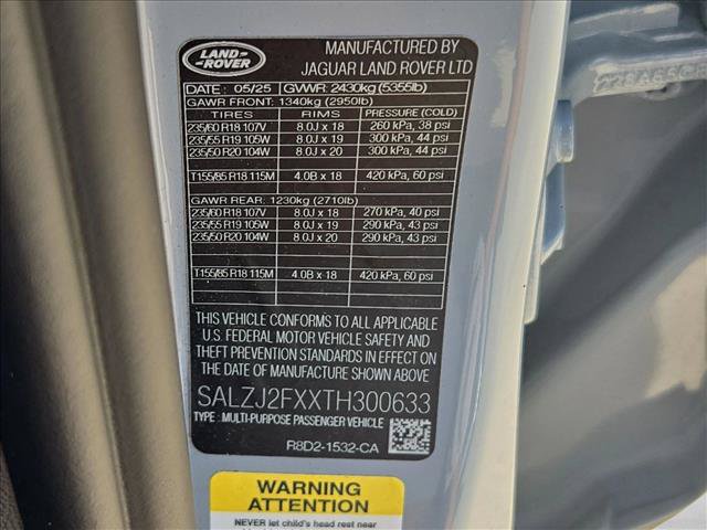 Used 2026 Land Rover Range Rover Evoque S AWD/4WD image 26
