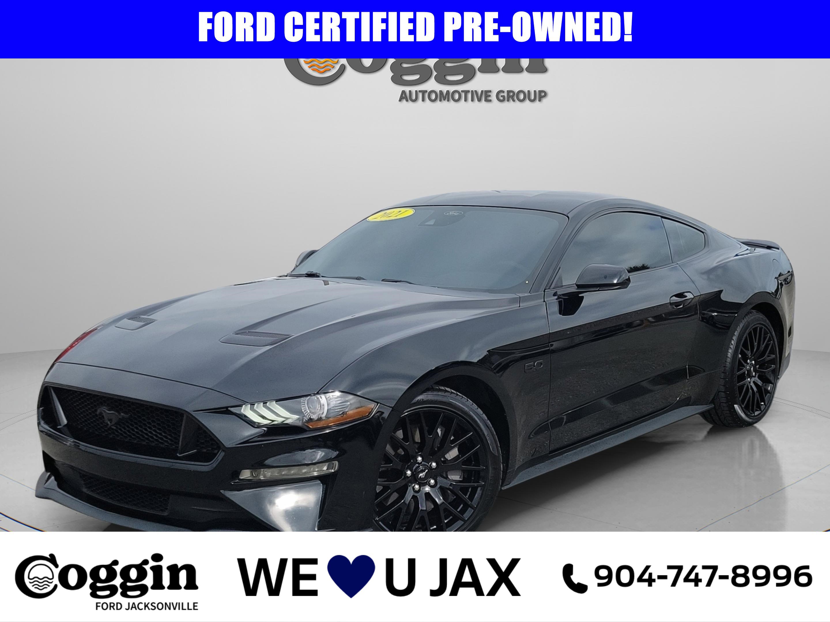 Certified 2021 Ford Mustang GT Premium w/ Ford Safe & Smart Package