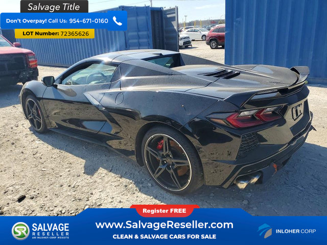 Used 2021 Chevrolet Corvette Stingray Preferred Conv w/ Z51 Performance Package RWD image 3