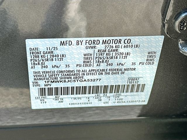 New 2026 Ford Explorer Tremor w/ Tremor Ultimate Package AWD/4WD image 21
