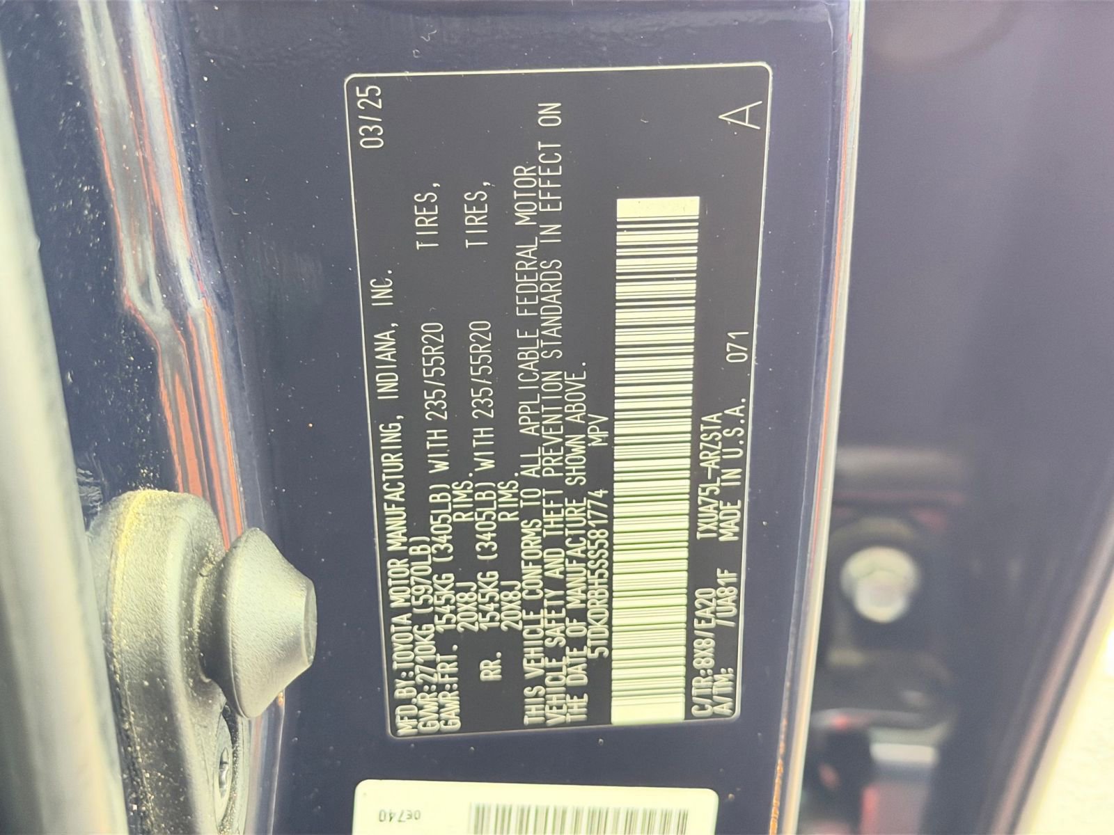 Used 2025 Toyota Highlander XSE AWD/4WD image 32