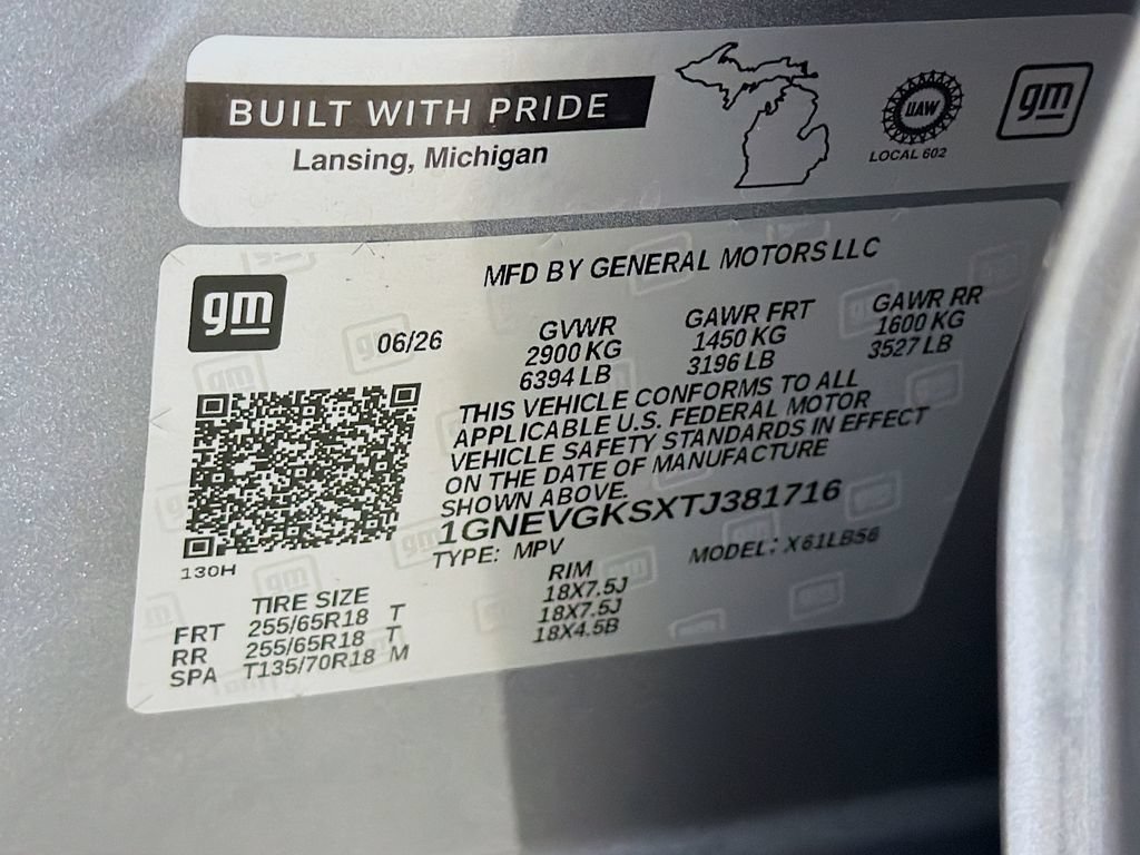 New 2026 Chevrolet Traverse LT w/ LPO, Floor Liner Package AWD/4WD image 28