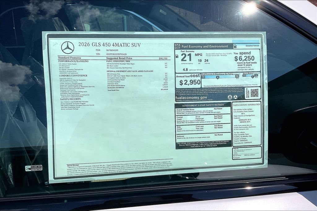 New 2026 Mercedes-Benz GLS 450 4MATIC image 13