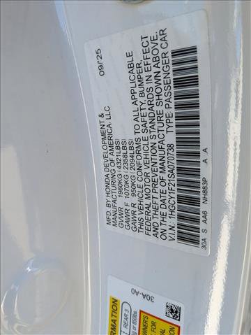 Used 2025 Honda Accord LX image 30