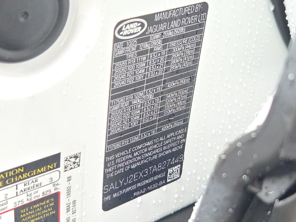 New 2026 Land Rover Range Rover Velar S image 30