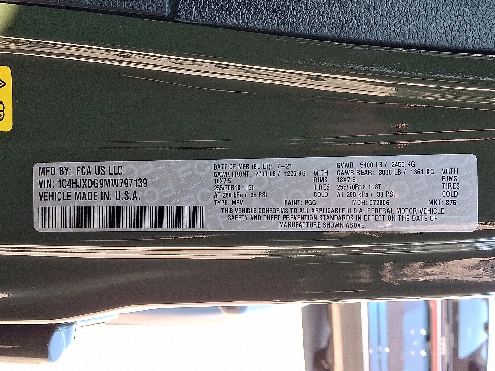 Used 2021 Jeep Wrangler Unlimited Sport w/ Cold Weather Group image 27