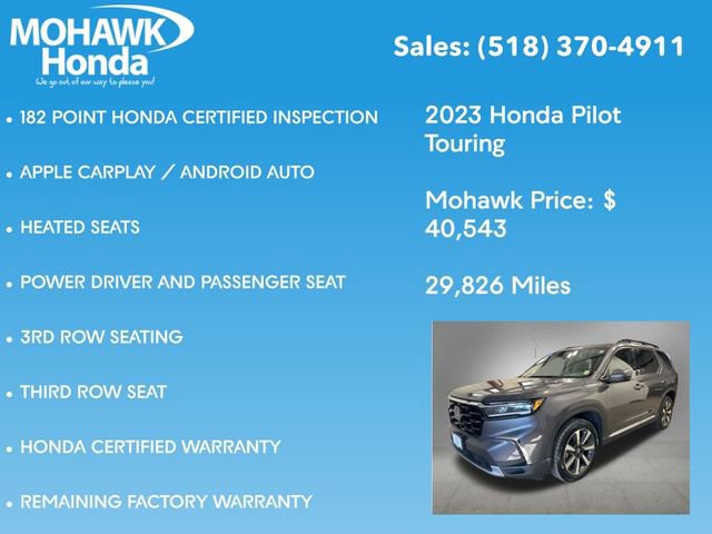 Certified 2023 Honda Pilot Touring image 16