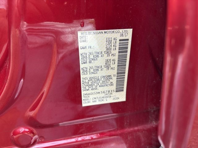 Used 2017 Nissan Titan SV image 18