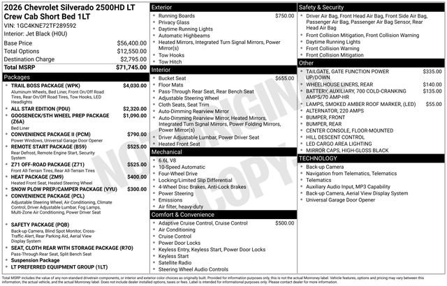 New 2026 Chevrolet Silverado 2500 LT w/ Trail Boss Package AWD/4WD video 4