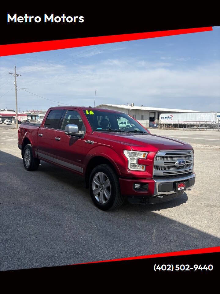 Used 2016 Ford F150 Platinum w/ Equipment Group 701A Luxury