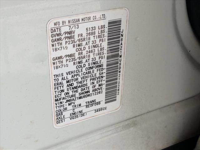 Used 2013 Nissan Murano SL FWD image 14