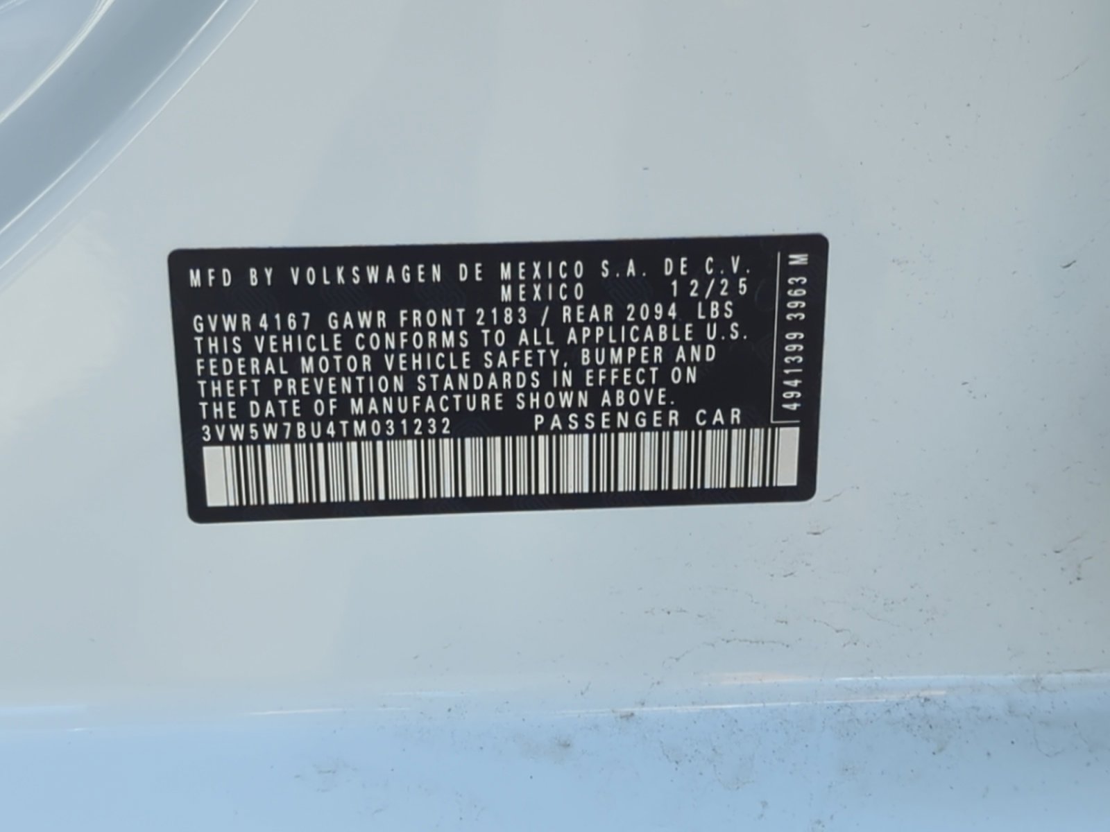 New 2026 Volkswagen Jetta S image 24