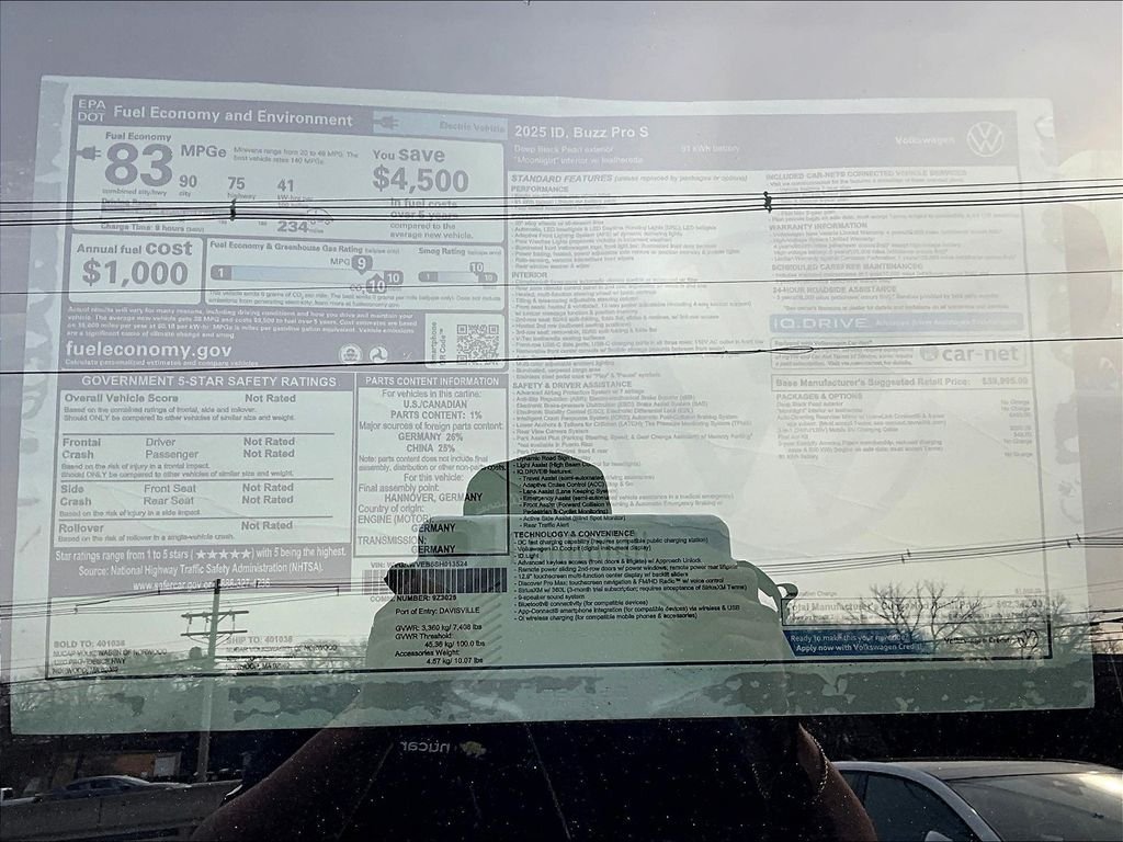 New 2025 Volkswagen ID. Buzz Pro S RWD image 18