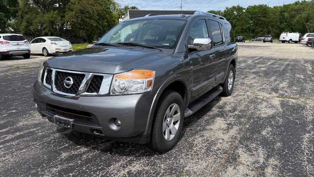 Used 2015 Nissan Armada Platinum w/ 2nd Row Captain Seat Package AWD/4WD image 3