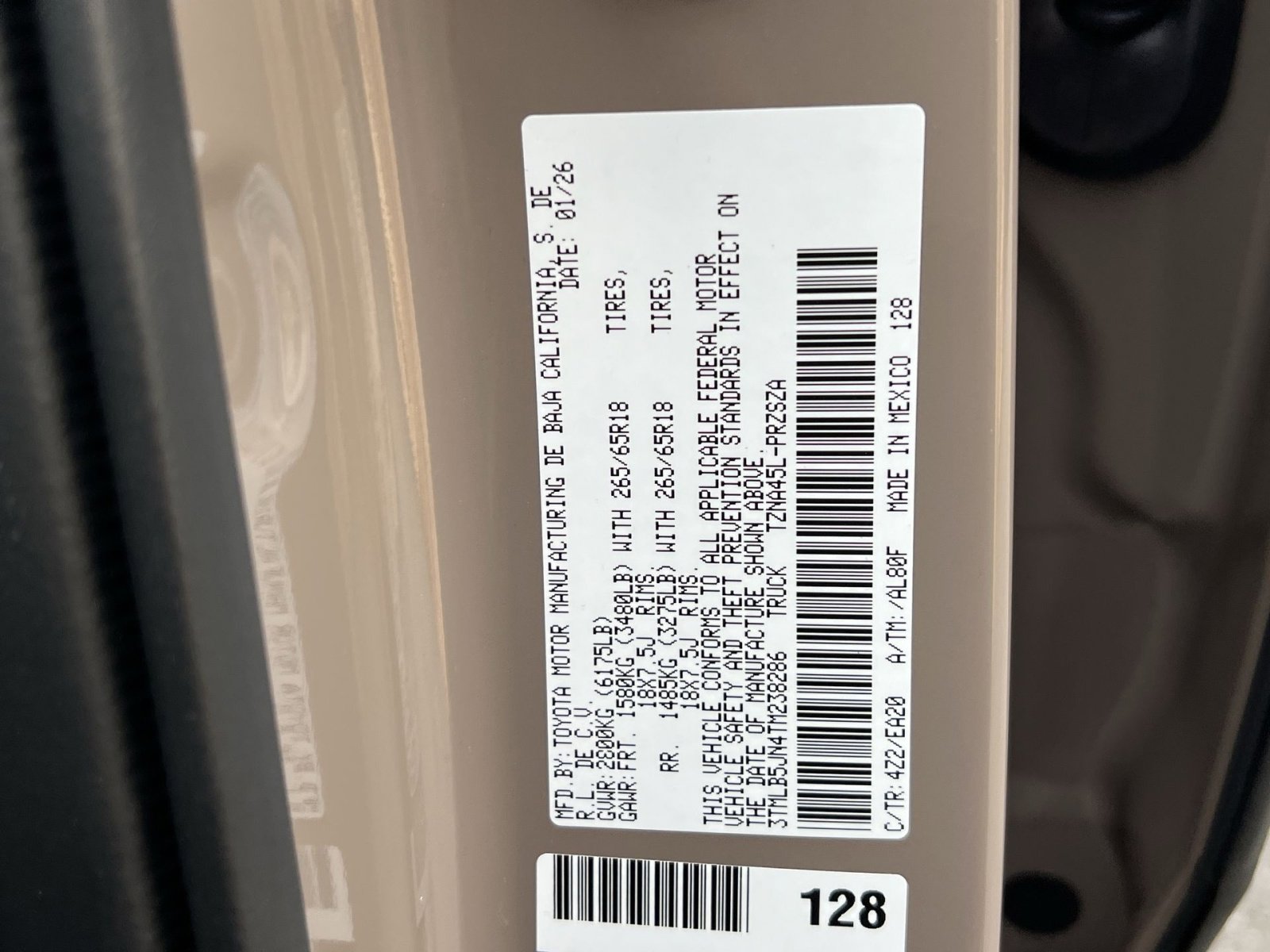 New 2026 Toyota Tacoma TRD Sport image 27