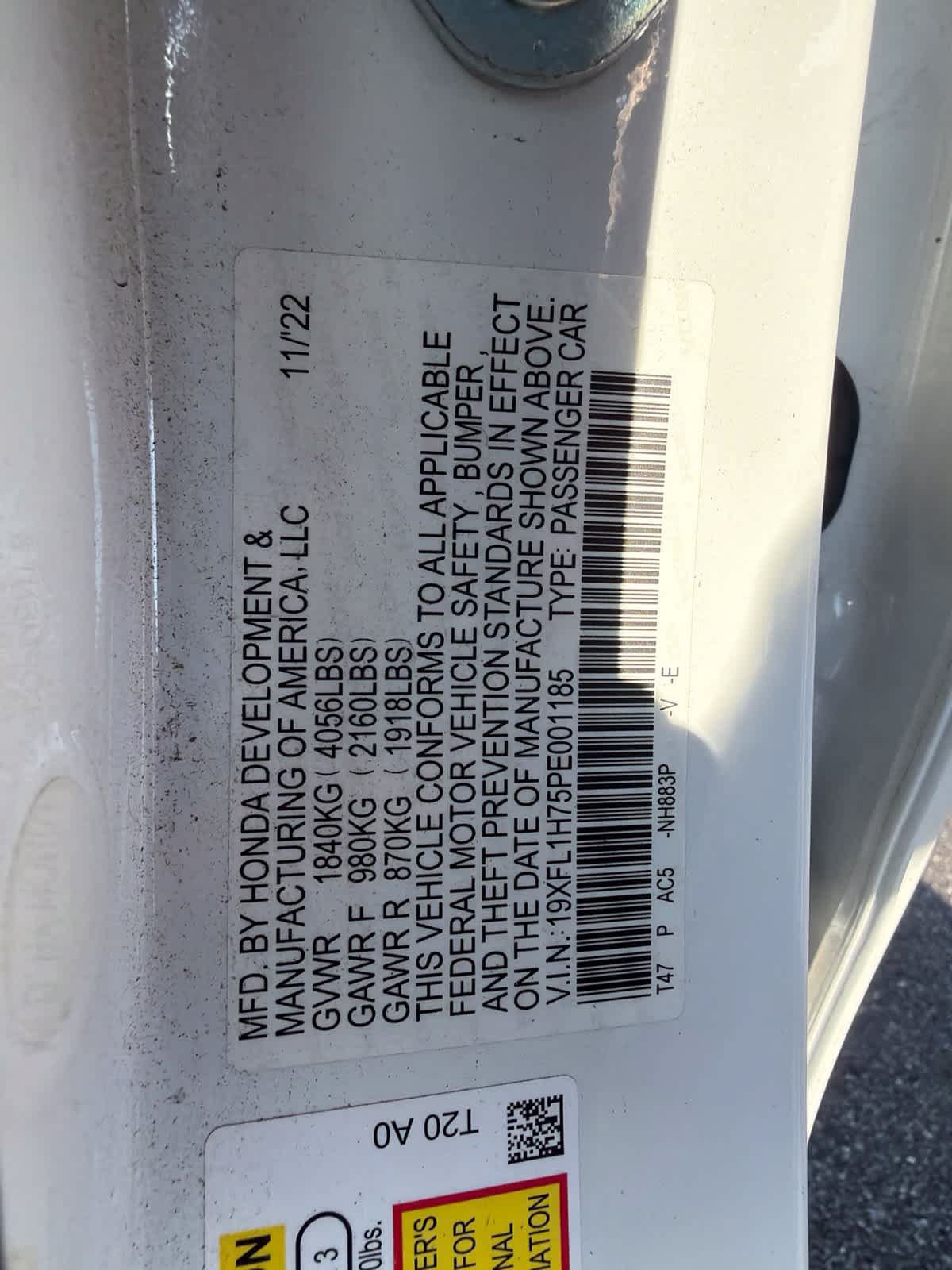 Used 2023 Honda Civic EX-L image 21
