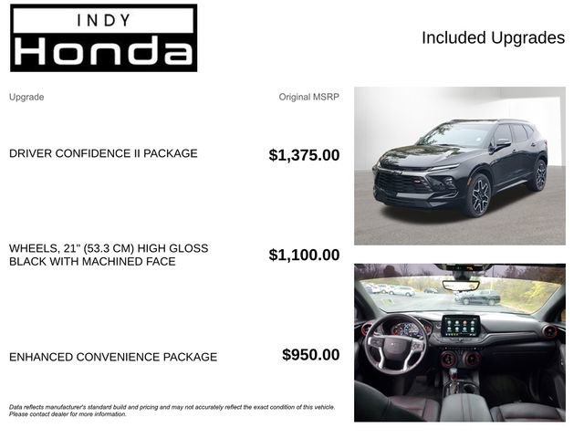 Used 2023 Chevrolet Blazer RS w/ Driver Confidence II Package image 4