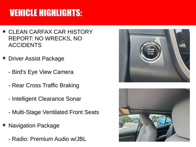 Certified 2023 Toyota Camry XLE w/ Navigation Package FWD image 18