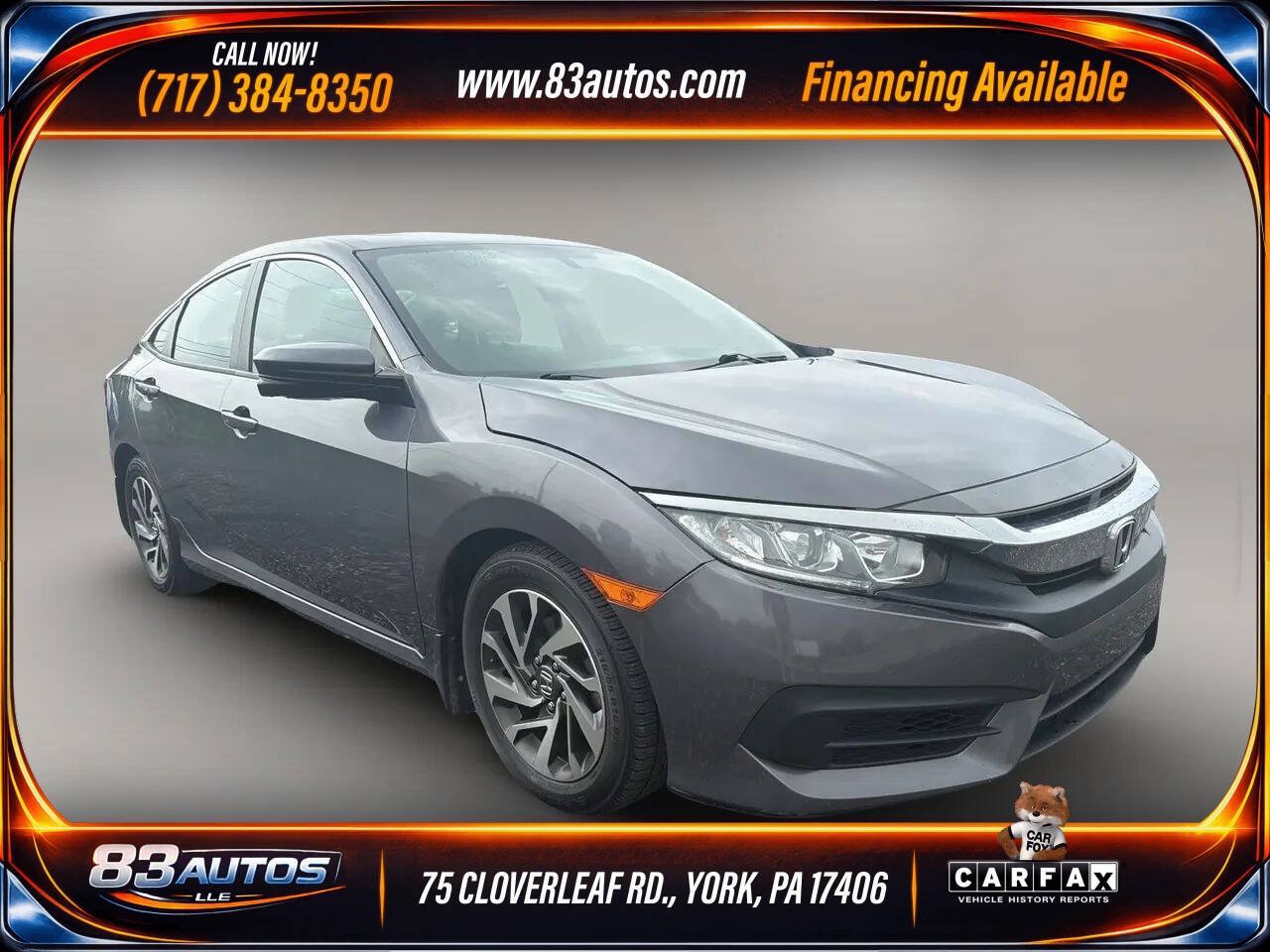 Used 2018 Honda Civic EX