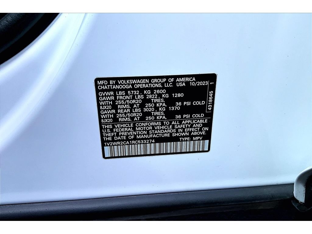 Used 2024 Volkswagen Atlas SE FWD image 16