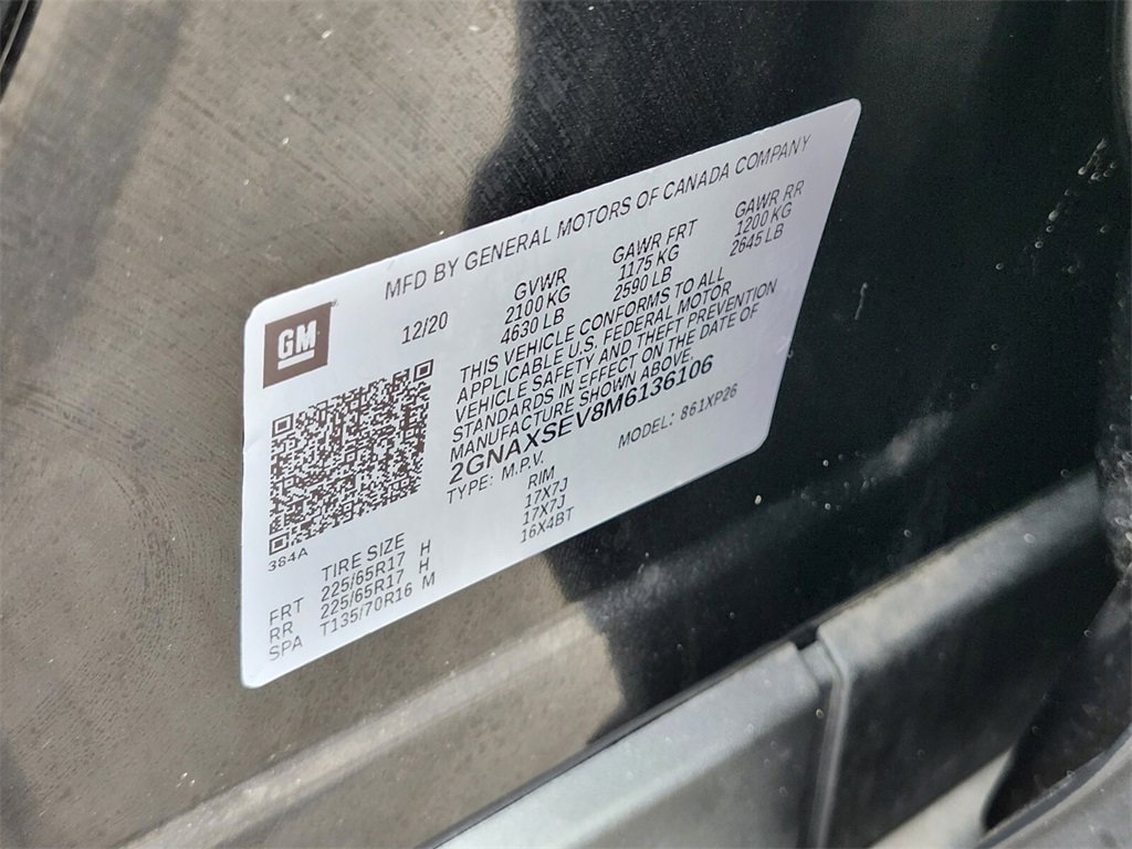 Used 2021 Chevrolet Equinox LS w/ LPO, Floor Liner Package image 30