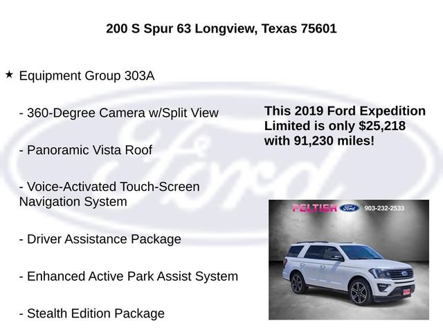 Used 2019 Ford Expedition Limited w/ Equipment Group 303A RWD image 5