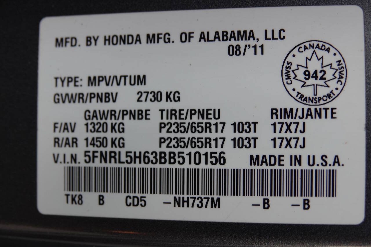Used 2011 Honda Odyssey EX-L image 91