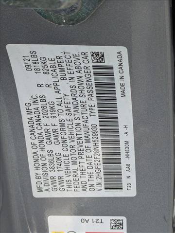 Used 2022 Honda Civic LX image 23