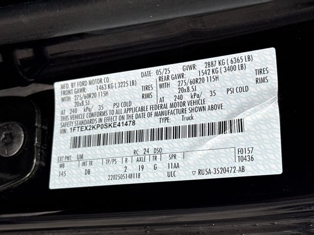 Used 2025 Ford F150 STX w/ Equipment Group 200A RWD image 41