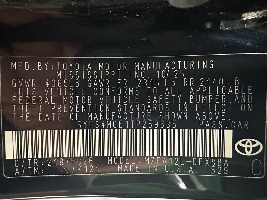 Used 2026 Toyota Corolla SE FWD image 11