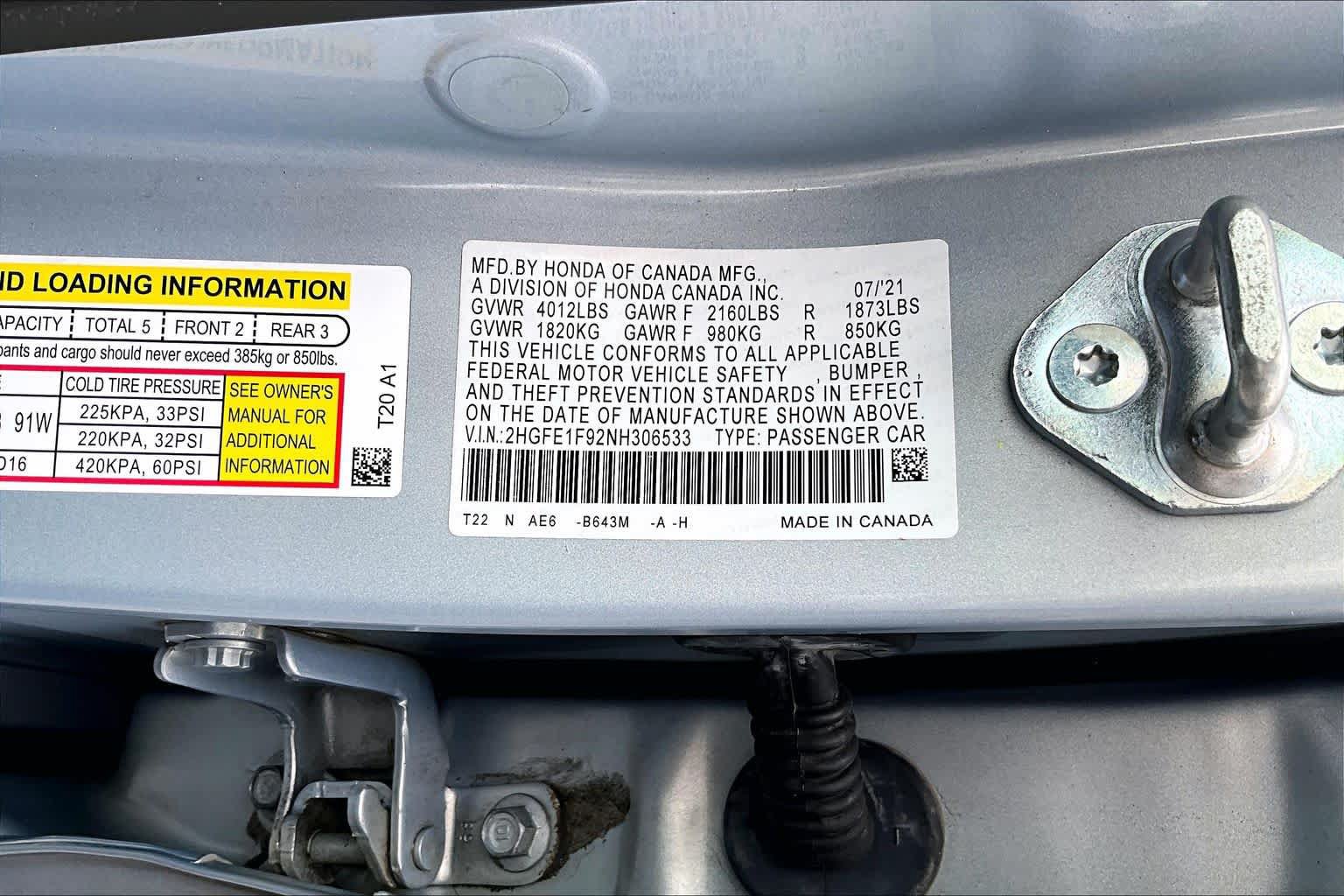Used 2022 Honda Civic Touring image 34