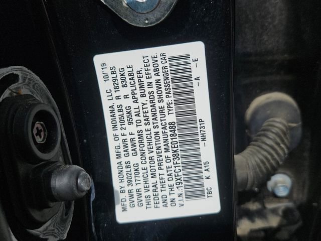 Used 2019 Honda Civic EX image 16