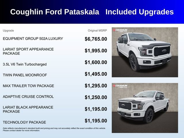 Used 2020 Ford F150 Lariat w/ Equipment Group 502A Luxury AWD/4WD image 3