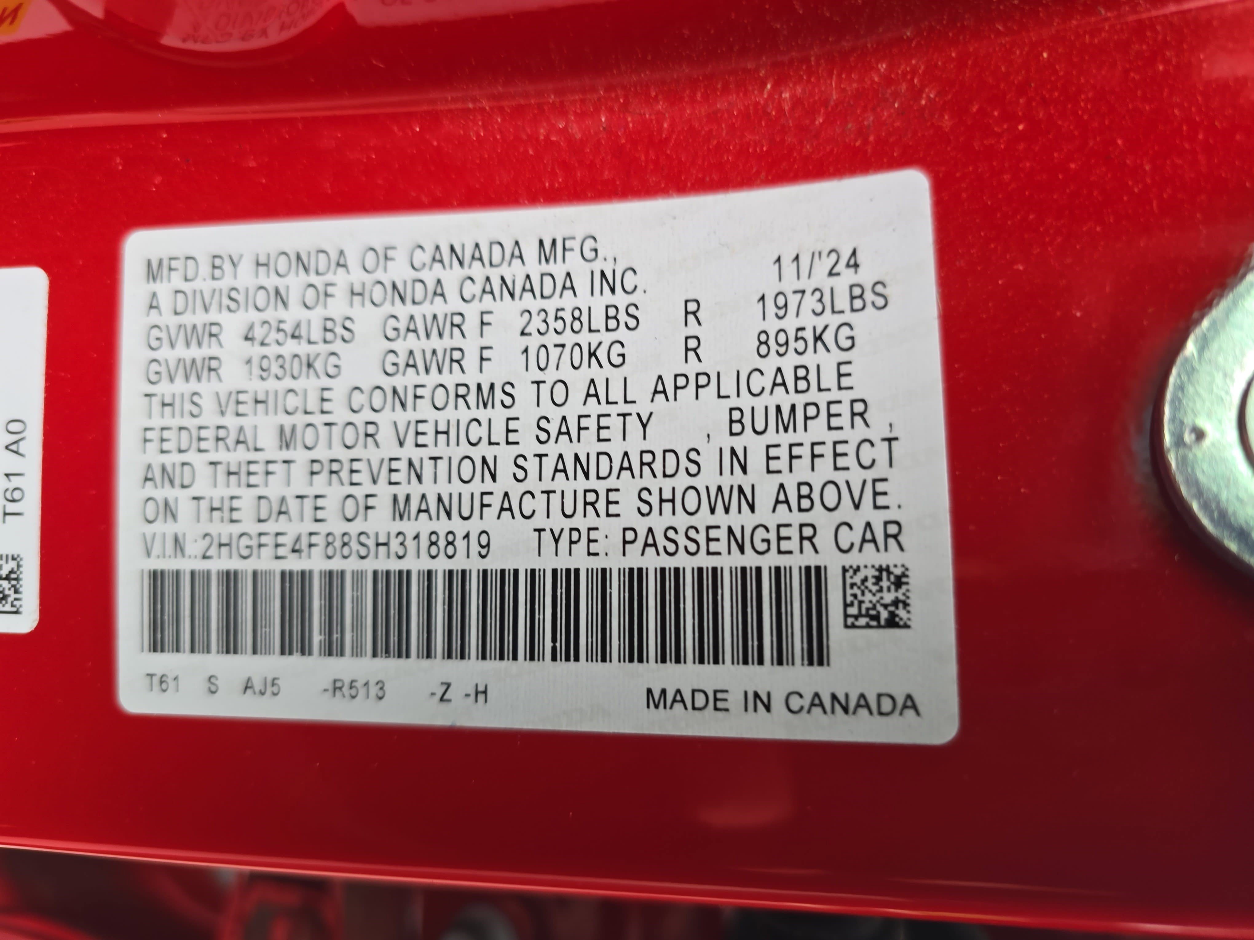 Used 2025 Honda Civic Sport image 35