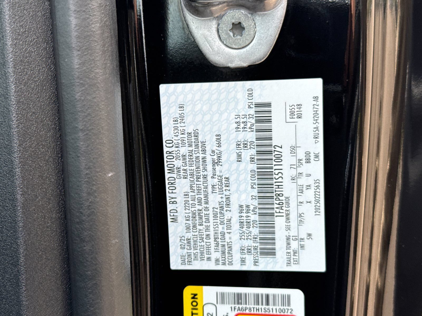 Used 2025 Ford Mustang Premium RWD image 42