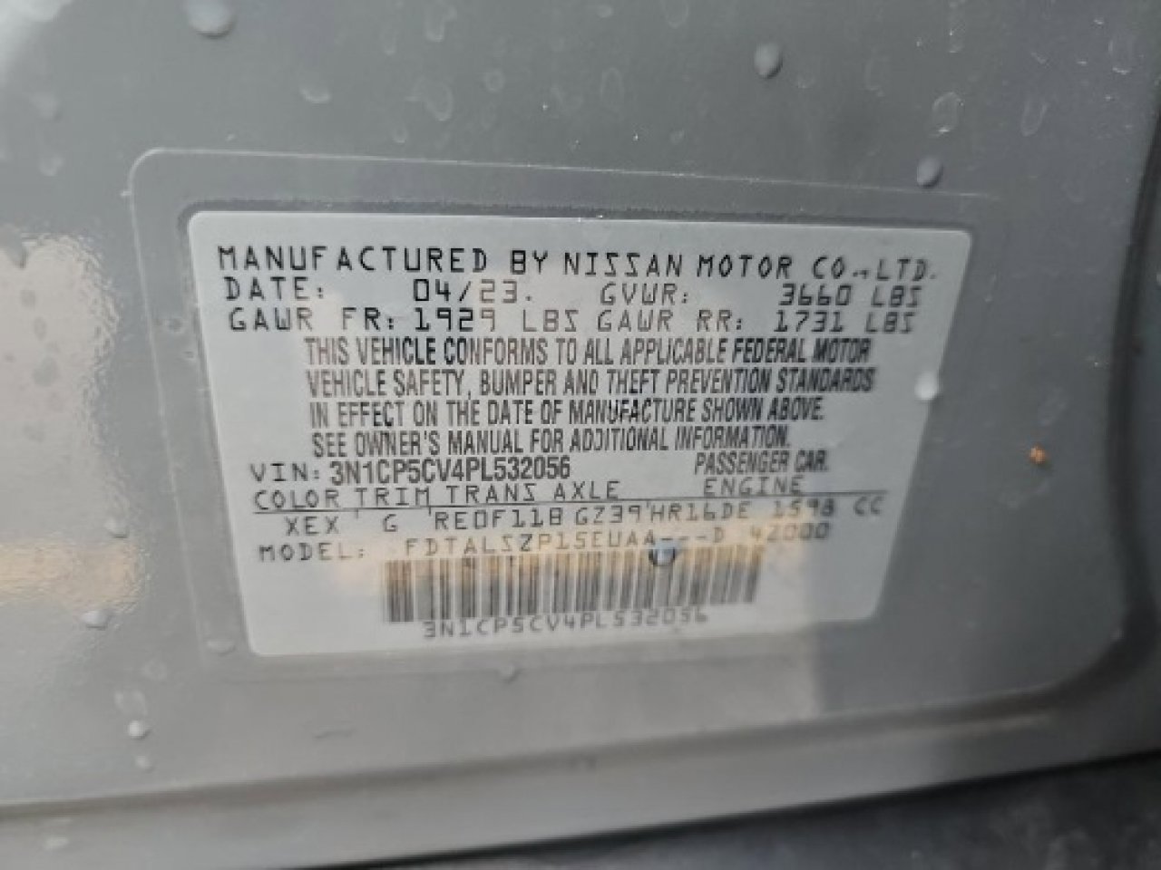 Used 2023 Nissan Kicks SV image 18