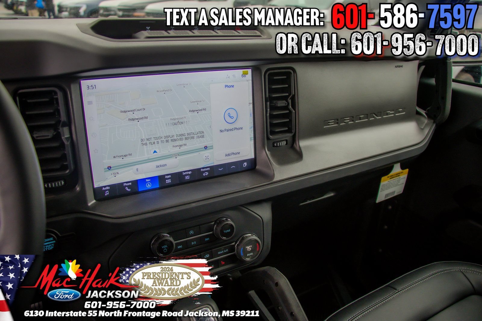 Used 2025 Ford Bronco Big Bend w/ Black Diamond Package AWD/4WD image 13