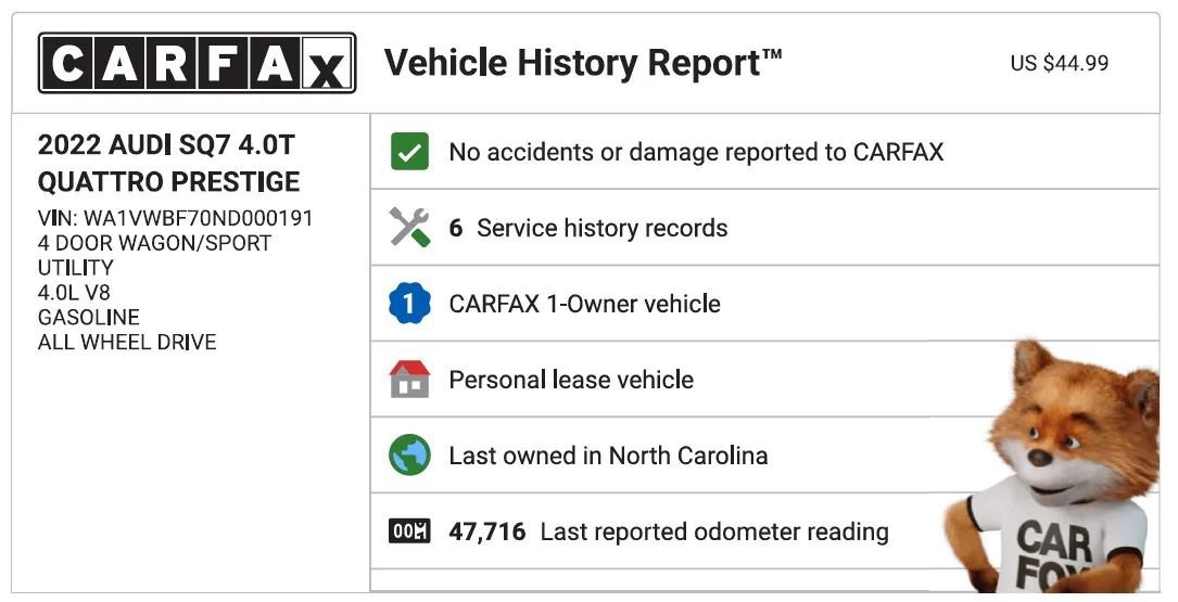 Used 2022 Audi SQ7 Prestige w/ Prestige Package image 4