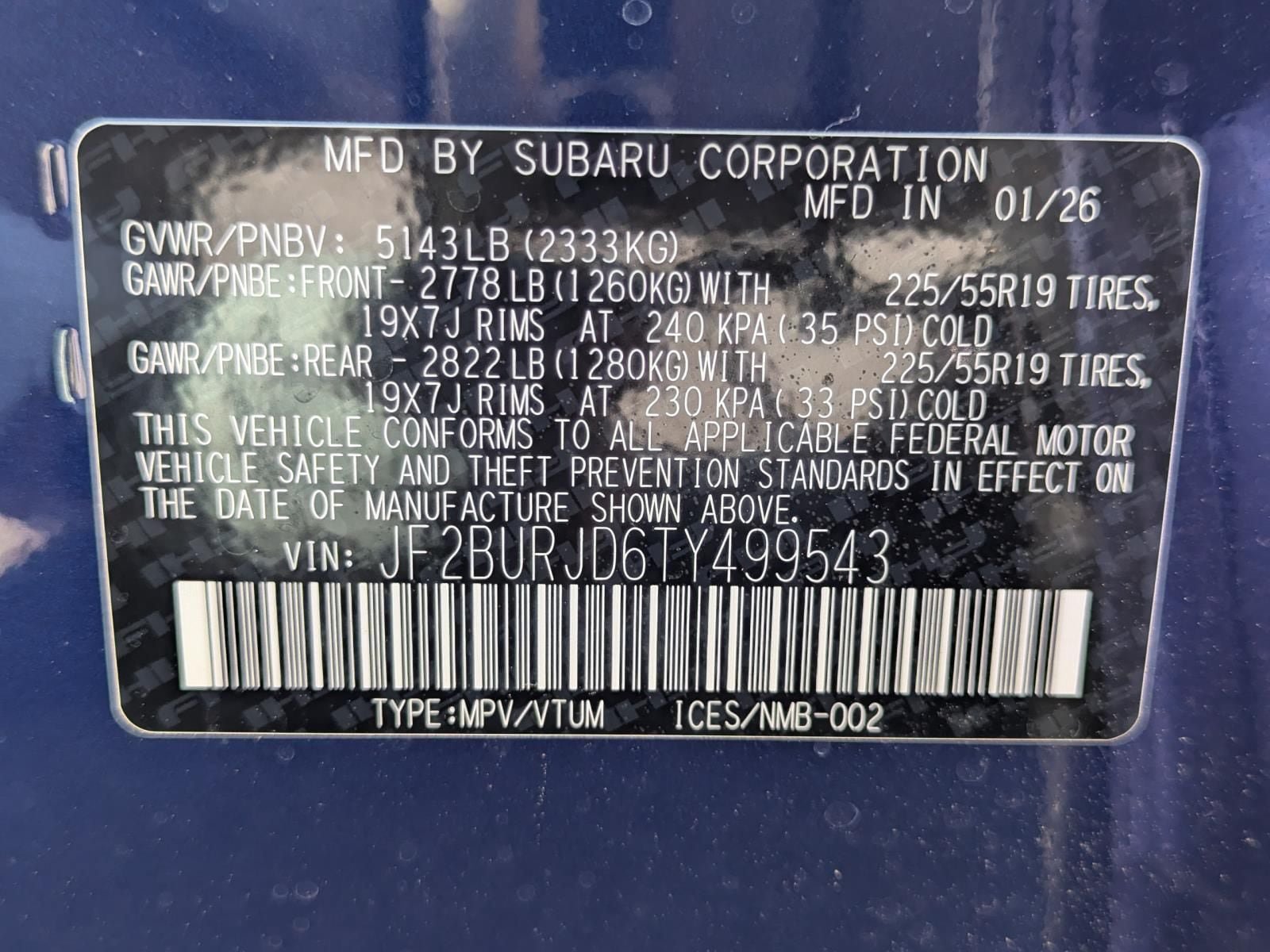 New 2026 Subaru Outback Touring XT AWD/4WD image 24
