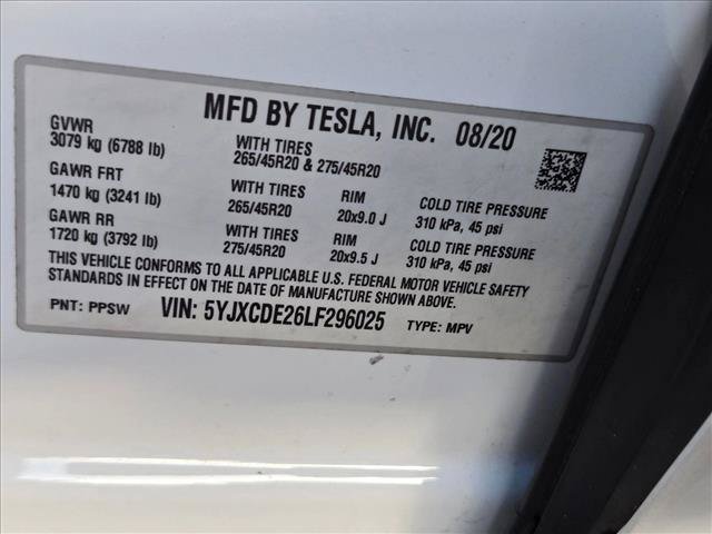 Used 2020 Tesla Model X Long Range AWD/4WD image 23