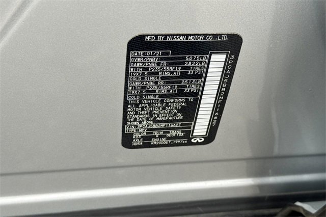 Used 2021 INFINITI QX50 Luxe w/ Cargo Package image 57