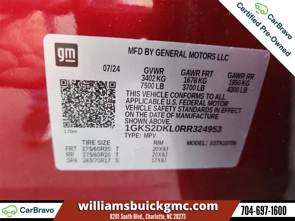 Certified 2024 GMC Yukon Denali w/ LPO, Floor Liner Package image 35