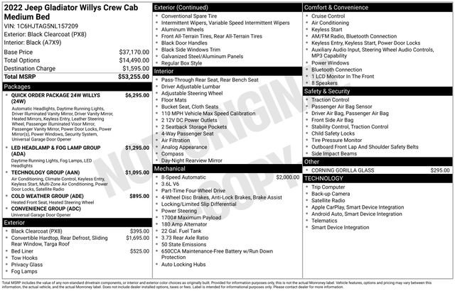 Used 2022 Jeep Gladiator Sport AWD/4WD image 11