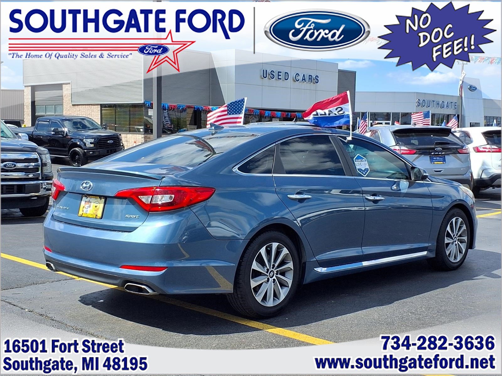 Used 2016 Hyundai Sonata Sport w/ Option Group 03 FWD image 2