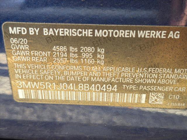 Used 2020 BMW 330i Sedan w/ Premium Package RWD image 15