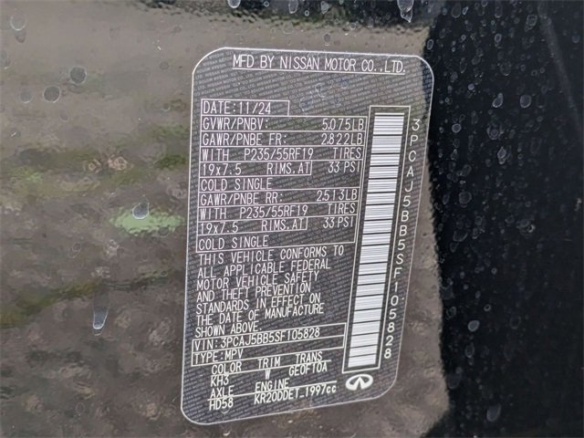 New 2025 INFINITI QX50 Luxe image 34